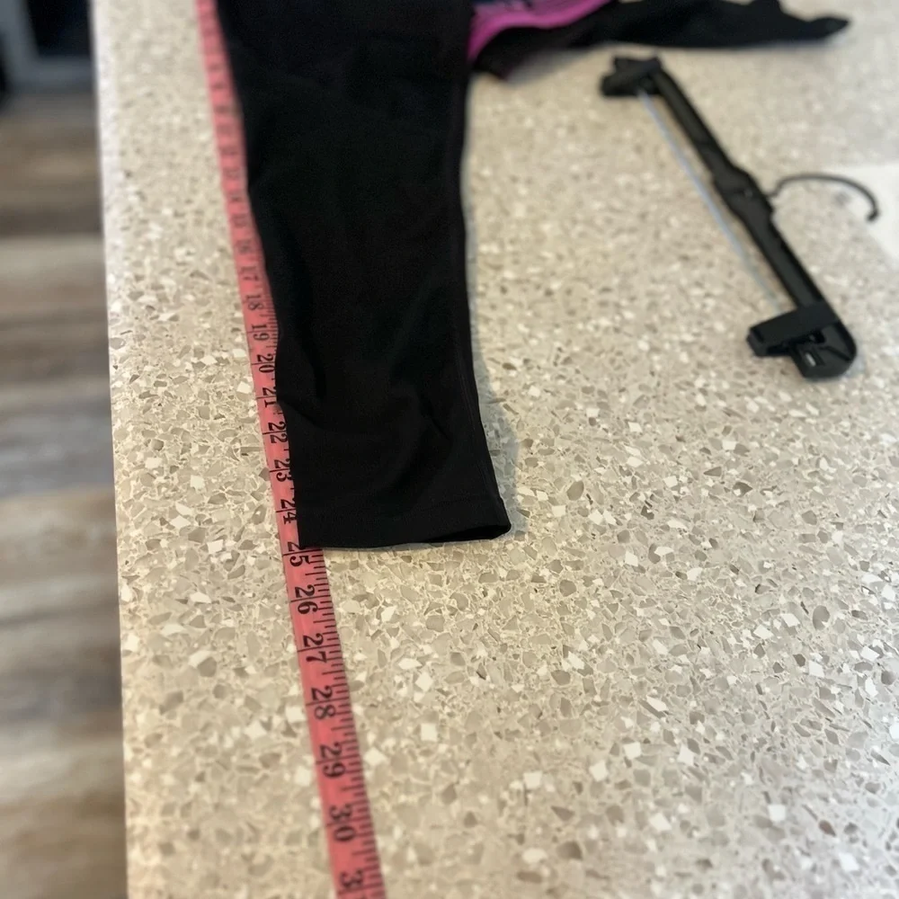 Nike Pro Intertwist Women's Leggings Black Purple Blue Compression Pants Large